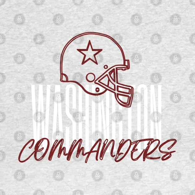 WASHINGTON COMMANDERS FOOTBALL TEAM by Lolane